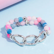 Load image into Gallery viewer, Hammered Haven Pink Bracelet