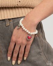 Load image into Gallery viewer, Heart-struck Haven Red Bracelet