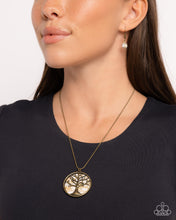Load image into Gallery viewer, Tree Talisman Brass Necklace