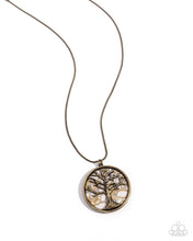 Load image into Gallery viewer, Tree Talisman Brass Necklace