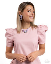 Load image into Gallery viewer, Bouquet Brilliance Purple Necklace