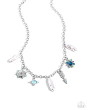 Load image into Gallery viewer, Broaching Beauty Blue Necklace