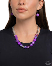 Load image into Gallery viewer, Opulent Opacities Purple Necklace