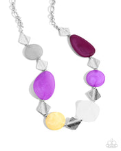 Load image into Gallery viewer, Reflective Redux Purple Necklace