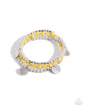 Load image into Gallery viewer, Boundless Beaches Yellow Coil Bracelet