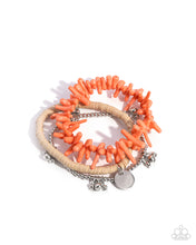 Load image into Gallery viewer, Coastal Collection Orange Bracelet