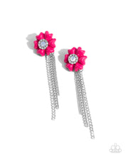 Load image into Gallery viewer, Floral Fuel Pink Earrings