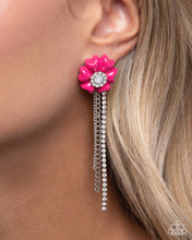 Load image into Gallery viewer, Floral Fuel Pink Earrings
