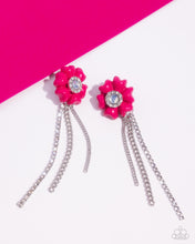 Load image into Gallery viewer, Floral Fuel Pink Earrings