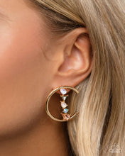 Load image into Gallery viewer, Pronged Patchwork Multi Post Earrings