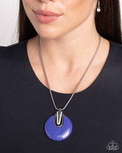 Load image into Gallery viewer, Cutting Charm Blue Necklace