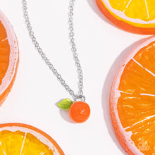 Load image into Gallery viewer, Orange Opulence Orange Necklace