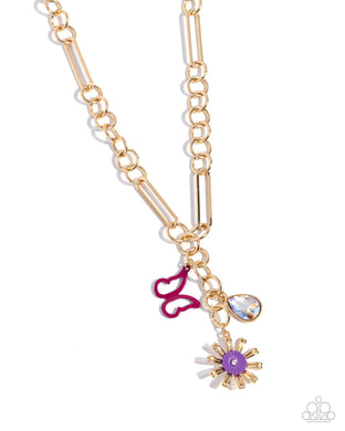 Aerial Adventure Purple Necklace