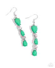 Load image into Gallery viewer, Malibu March Green Earrings