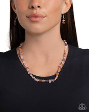 Load image into Gallery viewer, Chiseled Charm Purple Necklace