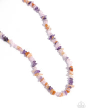 Load image into Gallery viewer, Chiseled Charm Purple Necklace