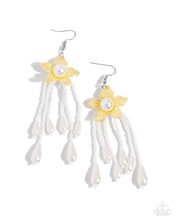 Load image into Gallery viewer, Prom Personality Yellow Seed Bead Earrings
