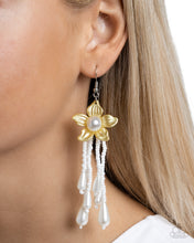 Load image into Gallery viewer, Prom Personality Yellow Seed Bead Earrings