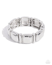 Load image into Gallery viewer, Textured Tranquility Silver Bracelet