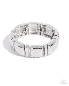 Textured Tranquility Silver Bracelet