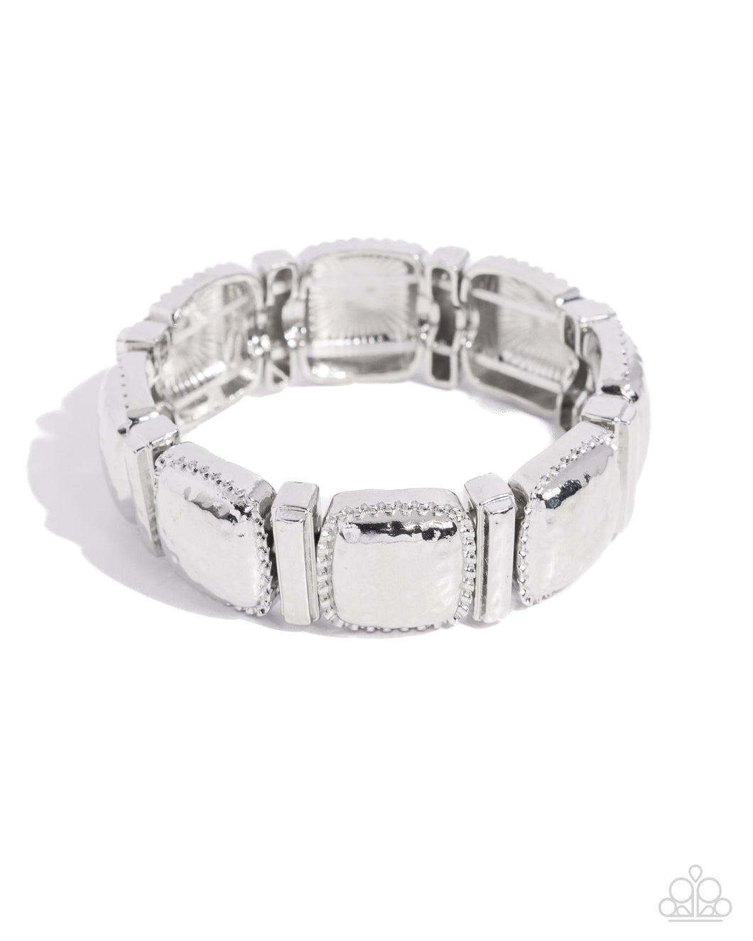 Textured Tranquility Silver Bracelet