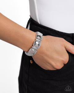 Textured Tranquility Silver Bracelet
