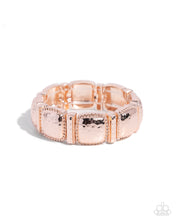Load image into Gallery viewer, Textured Tranquility Rose Gold Bracelet