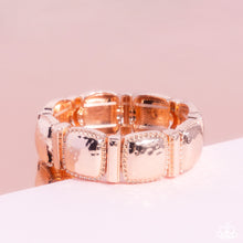 Load image into Gallery viewer, Textured Tranquility Rose Gold Bracelet