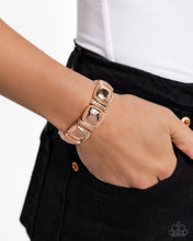 Load image into Gallery viewer, Textured Tranquility Rose Gold Bracelet