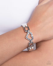 Load image into Gallery viewer, Flashy Fondness Blue Hinged Bangle