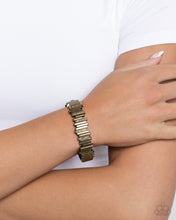 Load image into Gallery viewer, Admirably Aligned Brass Hinge Bracelet