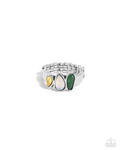 Load image into Gallery viewer, Colored Character Yellow Skinny Band Ring