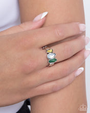 Load image into Gallery viewer, Colored Character Yellow Skinny Band Ring