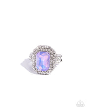 Load image into Gallery viewer, Faceted Fidelity Purple Skinny Band Ring