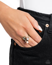 Load image into Gallery viewer, Gardening Gang Brass Skinny Band Ring