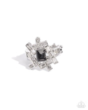 Load image into Gallery viewer, Tastefully Tilted Silver Skinny Band Ring