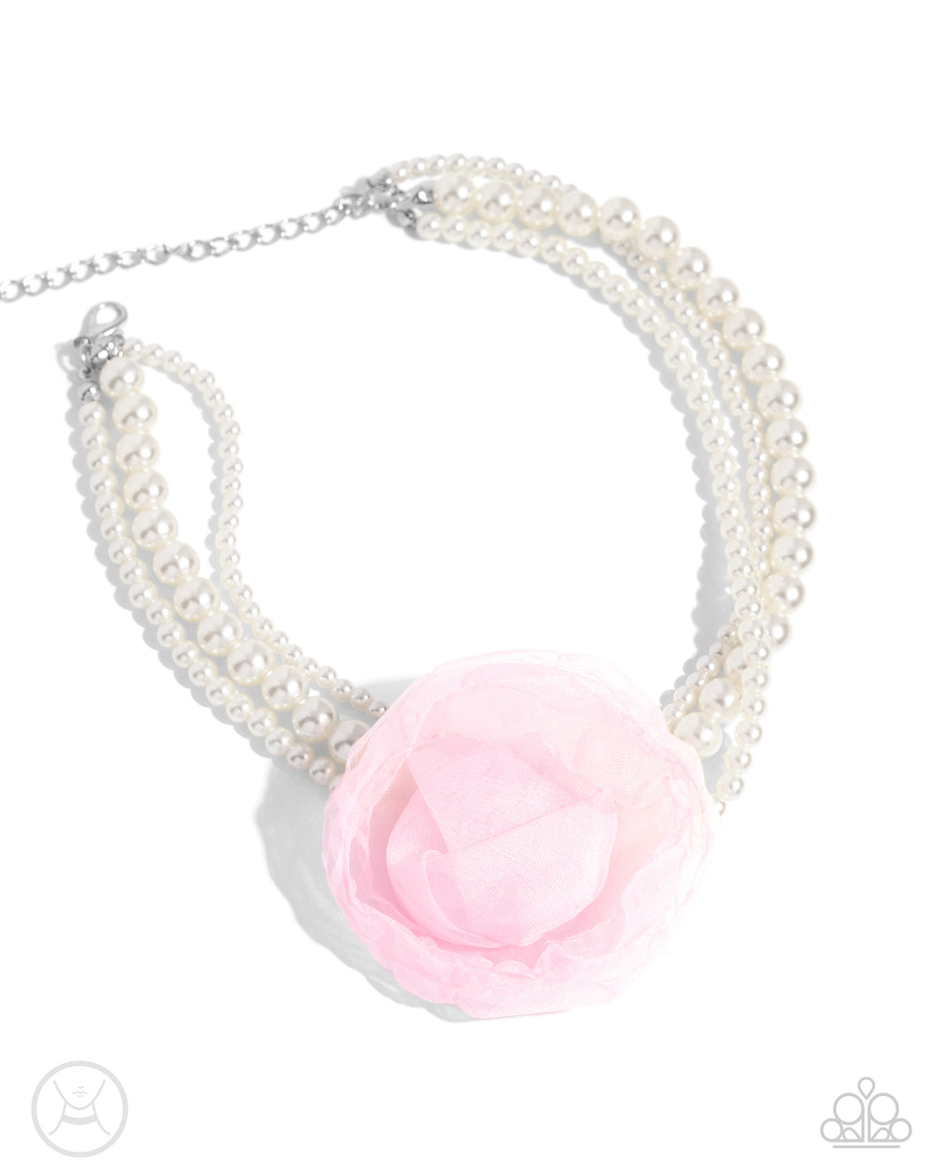 Radiant Rosette Pink Choker