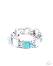 Load image into Gallery viewer, Lavish Laurels Blue Bracelet