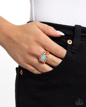 Load image into Gallery viewer, Earthy Embellishment Copper Ring
