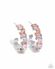 Load image into Gallery viewer, Fashionably Framed Orange Earrings