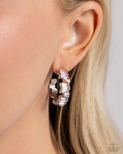 Load image into Gallery viewer, Fashionably Framed Orange Earrings