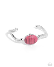 Load image into Gallery viewer, Striped Sensation Pink Cuff Bracelet