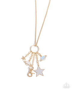 Planetary Pizzazz Gold Lanyard