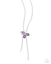 Load image into Gallery viewer, FLORAL Values Purple Necklace