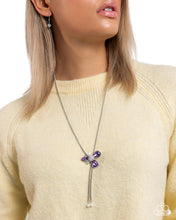 Load image into Gallery viewer, FLORAL Values Purple Necklace