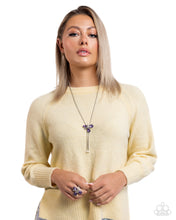 Load image into Gallery viewer, FLORAL Values Purple Necklace