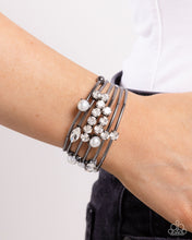Load image into Gallery viewer, Showtime Sparkle Black Coil Bracelet