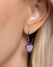 Load image into Gallery viewer, Homecoming Hearts Purple Necklace