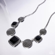 Load image into Gallery viewer, Spiral Sass Black Necklace
