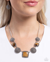 Load image into Gallery viewer, Spiral Sass Brown Necklace